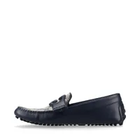 グッチ GGスプリーム PVC×レザー ドライビングシューズ 9.5