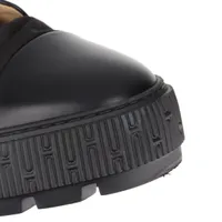 エルメス フレッシュ レザー×ファブリック ショートブーツ EU41 メンズ