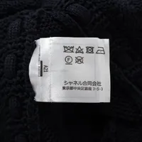 シャネル　ニット　バックボタン　グレー　訳あり　ココボタン 2024年 秋冬 新作 CHANEL シャネル ニット レディース プル