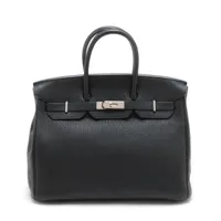 エルメス バーキン35 トゴ ブラック シルバー金具 □L:2008年