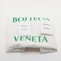 ボッテガヴェネタ パイル ポーチ グリーン 巾着 A3563496｜中古