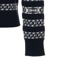 正規品シャネル カシミア ロング ニット コート CCロゴボタン 36 CHANEL CCマークボタンロングコート ネイビー｜VINTAGE QOO
