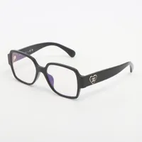 シャネル CHANEL メガネ ココマーク レンズ色付 度入り 3438-S-A ブラック シャネル 3438-S-A ココマーク ハート サングラス 54□17 レジン