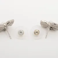 シャネル ココマーク リボン A23V ピアス(両耳用) メタル×ライン