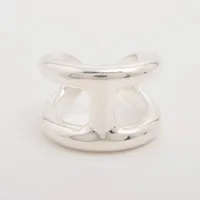 エルメス オスモズGM リング 53 925 15.2g シルバー A3565424