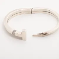 ティファニー Tスクエア ラップ ブレスレット 925×ダイヤ 50.5g
