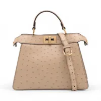 フェンディ ピーカブー アイシーユー スモール オーストリッチ