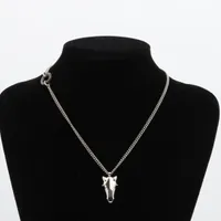 エルメス デストリエ GD1222 ネックレス メタル シルバー