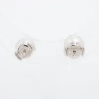 ミキモト×クロムハーツ CHプラス パール ピアス K18(WG) 7.2g 約9.0mm