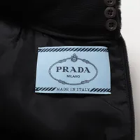 PRADA ワンピース 36S ブラック ウール ポリアミド PRADA ワンピース 36S ブラック ウール ポリアミド PRADA