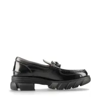 グッチ ホースビット レザー ローファー 10.5 メンズ ブラック