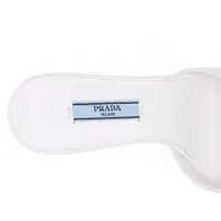 週末限定SALE⭐︎美品⭐︎PRADA プラダ　 オープントゥサンダル　35 PRADA - PRADA(プラダ) サンダル 35 レディース - 1XZ747 黒