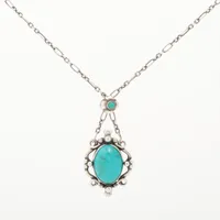 ジョージジェンセン ネックレス 925 14.8g 21 アクアプレーズ A3570049