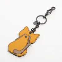 【ボッテガ】 チャーム ボッテガヴェネタ イントレチャート チャーム レザー×メタル