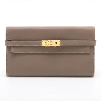 VINTAGE エルメス ケリーロングウォレット イエロー/S金具 楽天市場】エルメス HERMES ケリーウォレット ケリーウォレット
