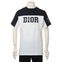 CD ディオール✖️ケニーシャーフ　黒 Tシャツ Dior ディオール × Kenny Scharf ケニースカーフ 21AW 193J685D0554