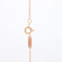 ティファニー Tスマイル スモール ダイヤ ネックレス 750(PG) 2.3g