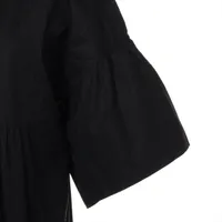 エルメス 25SS コットン ワンピース 40 レディース ブラック