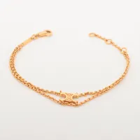 セリーヌ トリオンフ ブレスレット GP ゴールド A3571524｜中古