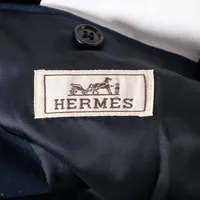 極美品 HERMES ダークブルー ブレザー テーラードエクスリブリス 正規品 極美品 HERMES ダークブルー ブレザー テーラードエクスリブリス