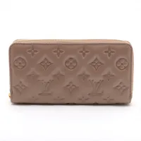 【ルイヴィトン】ジッピー・ウォレット モノグラム エンボス LOUIS VUITTON - ルイヴィトン モノグラム クッサン エンボス
