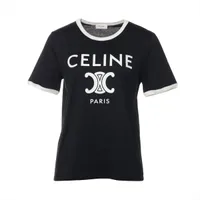 【完売必至】セリーヌ ザ・シンプルさりげないトリオンフTシャツ CELINE2022 セリーヌトリオンフコピー 半袖Tシャツ ユニセックス