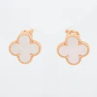 【VINTAGE】ヴァンクリーフ&アーペル パピヨン シェル ピアス ヴァンクリーフ&アーペル スウィートアルハンブラ パピヨン