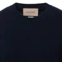 グッチ ダブルG カシミヤ×ポリウレタン ニット XS レディース