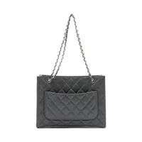 シャネル CHANEL GST チェーントートバッグ 赤 キャビアスキン シャネル GST キャビアスキン チェーントートバッグ レッド