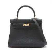 エルメス ケリー25 トゴ ブラック ゴールド金具 K:2025年