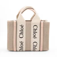2/27AMまで！クロエ パラティ ピンクベージュ レザー スモール 2way Chloe クロエ パラティ 2WAY ハンド ショルダー バッグ レザー ピンク