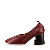 【未使用】セリーヌ　パンプス セリーヌ CELINE パンプス ブーティ Vカット チャンキーヒール