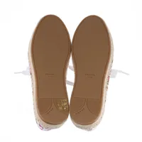 PRADA ベージュ レザー エスパドリーユ PRADA ベージュ レザー エスパドリーユ