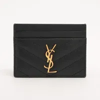 【UNI】お値下げ！サンローラン　パスケース SAINT LAURENT サンローラン カードケース レディース ブラック