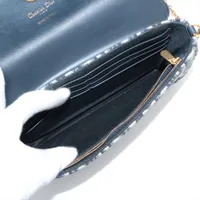 クリスチャンディオール オブリーク サドル キャンバス×レザー