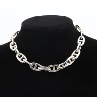 エルメス シェーヌダンクルTGM ネックレス 24コマ 925 177.8g