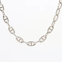 エルメス シェーヌダンクルTGM ネックレス 24コマ 925 177.8g