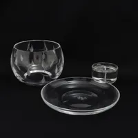 エルメス キャンドルホルダー クリスタル クリア A3575154｜中古