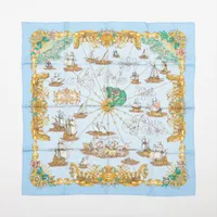 エルメス　スカーフ　カレ90 VOILES DE LUMIERE　光の帆船 エルメス HERMES/スカーフ カレ90 光の帆船 VOILES DE LUMIERE