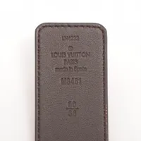 ルイ・ヴィトン LV イニシャル ダミエ ベルト LOUIS VUITTON ルイヴィトン ベルト メンズ LVイニシャル 40mm