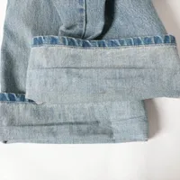 ミュウミュウ 23年 コットン デニムパンツ 26 レディース ブルー
