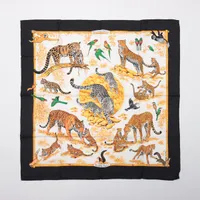 エルメス カレ90 tendresse feline 野生の優しさ スカーフ