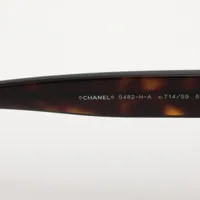 シャネル 5482-H-A ココマーク サングラス 54□17 レジン×フェイク