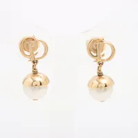 Dior CDロゴ ピアス(両耳用) クリスチャンディオール CDロゴ ピアス(両耳用) GP×ライン