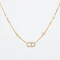 ディオール Clair D Lune クレール ディー リュヌ ネックレス GP