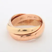 カルティエ トリニティ リング 750(YG×PG×WG) 7.1g 49 A3579617｜中古