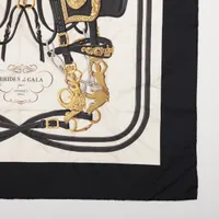 HERMES BRIDES de GALA スカーフ カレ90 式典用馬勒 エルメス カレ90 BRIDES de GALA 式典用馬勒 スカーフ シルク