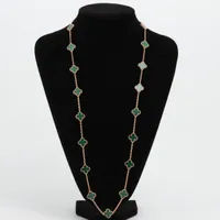 ヴァンクリーフ & アーペル VCA アルハンブラ マラカイト ネックレス アルハンブラ ヴァンクリーフ＆アーペル Van Cleef＆Arpels