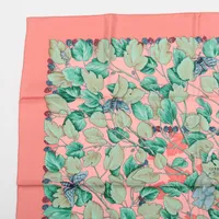 エルメス カレ90 l'ARBRE de SOiE 絹の木 桑の木と蚕 スカーフ シルク