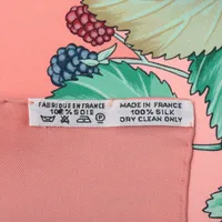 エルメス カレ90 l'ARBRE de SOiE 絹の木 桑の木と蚕 スカーフ シルク